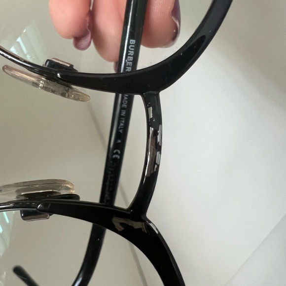 BURBERRY London 1318 Unisex prescription Eyeglasses Black Made in Italy - Picture 9 of 16